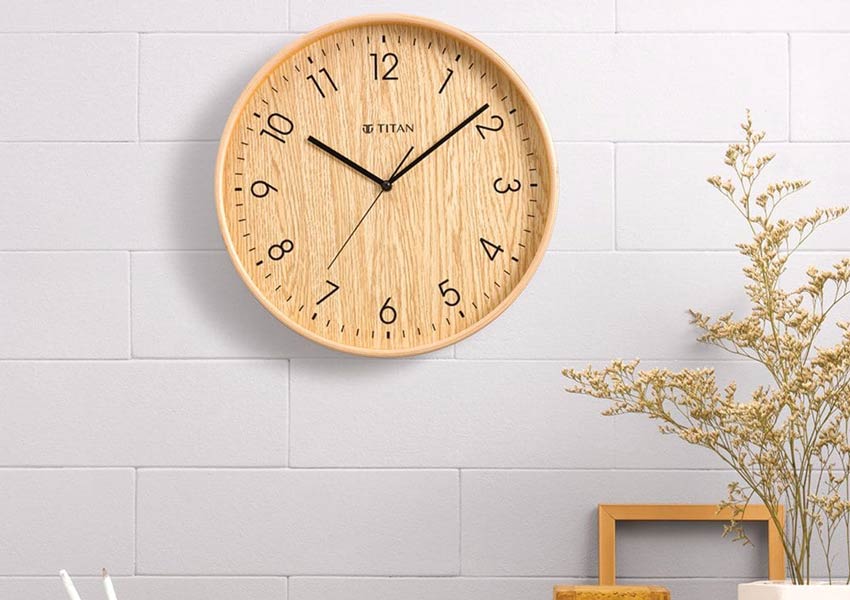 خرید ساعت دیواری - ساعت چوبی