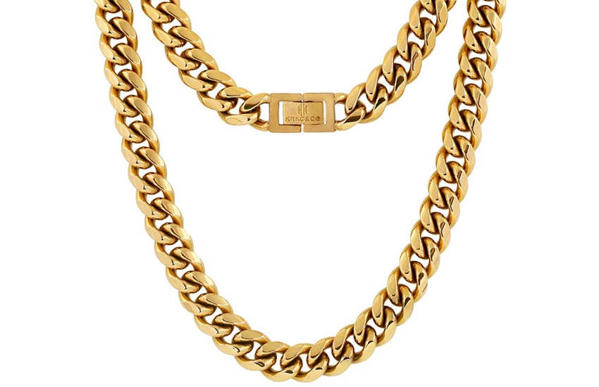 خرید زنجیر طلا - زنجیر کوبایی