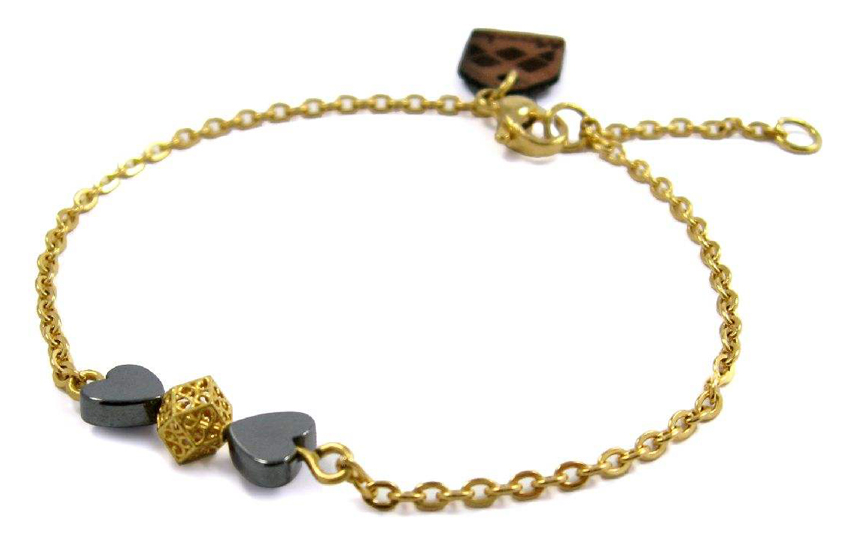 خرید دستبند طلا زیر ۴۰۰ هزار تومان - دستبند طلای مانچو کد bfg111