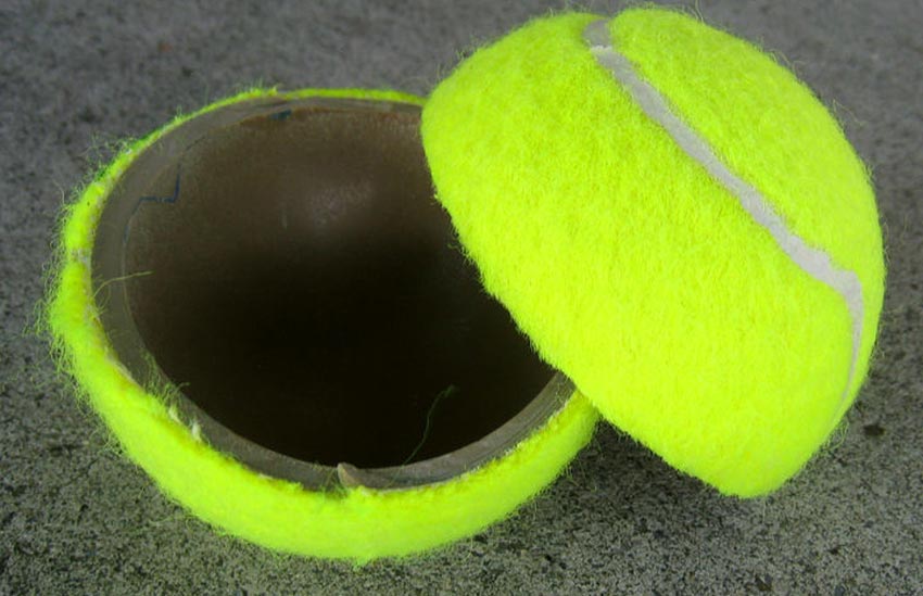 خرید توپ تنیس - توپ پرشده از هوا
