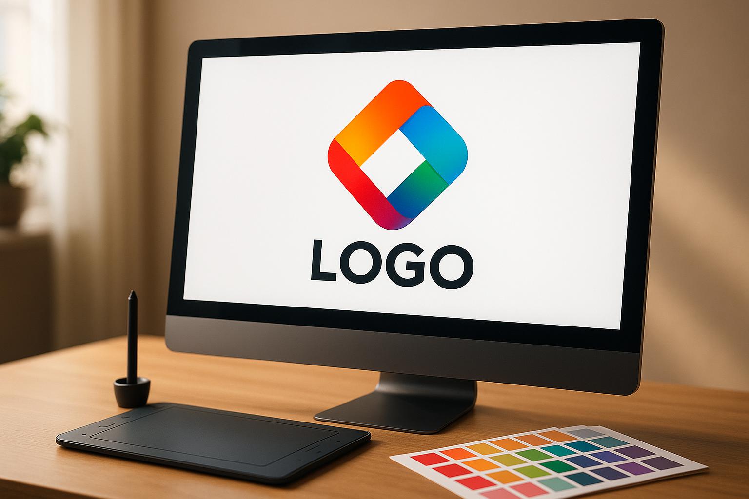 تصویر لوگو روی مانیتور سیستم