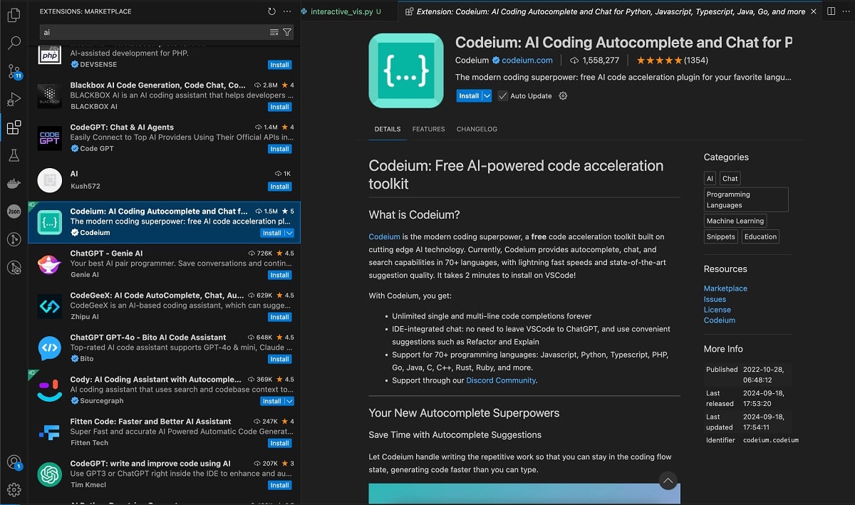 هوش مصنوعی Codeium