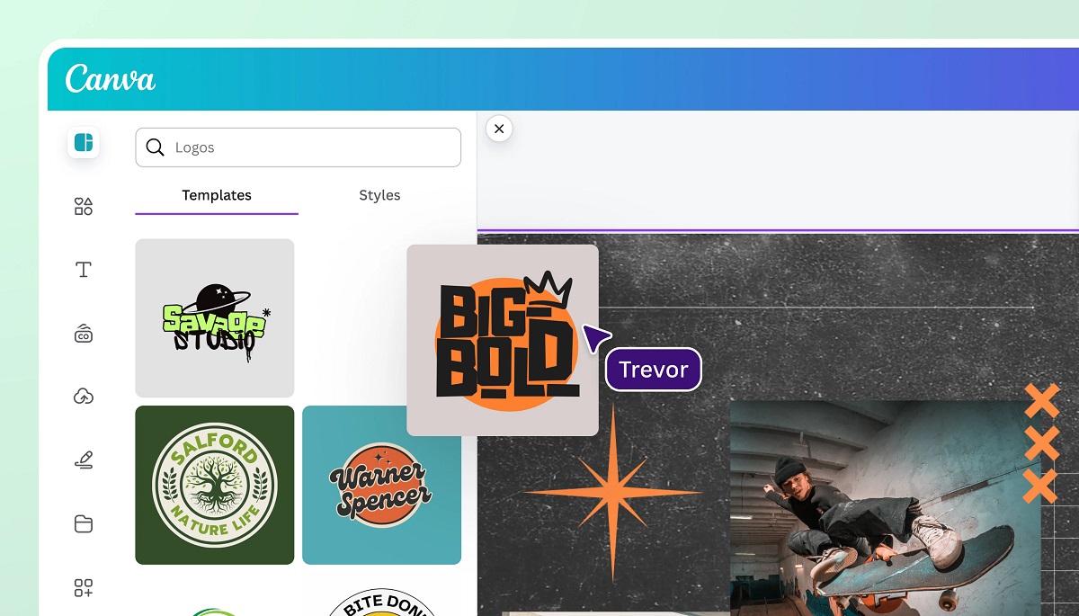 هوش مصنوعی Canva AI Logo Maker