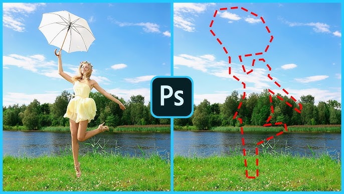 حذف اشیا از عکس با هوش مصنوعی photoshop