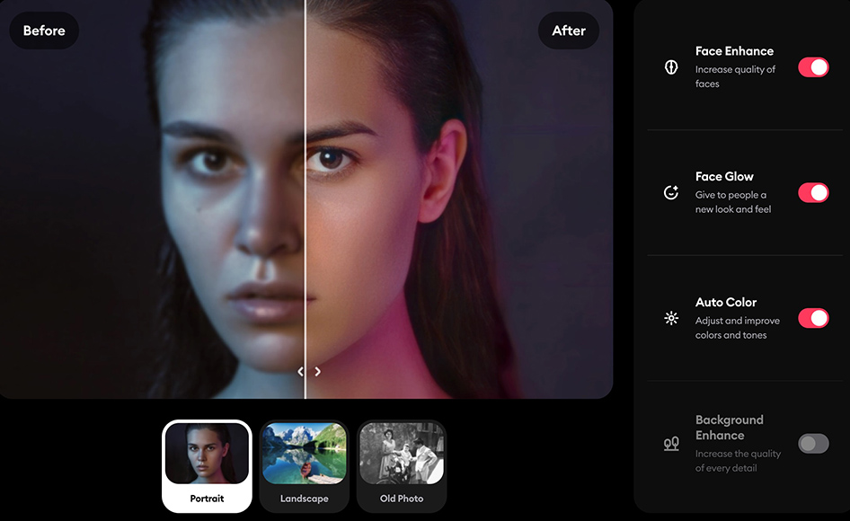 هوش مصنوعی کیفیت تصویر remini-app-1