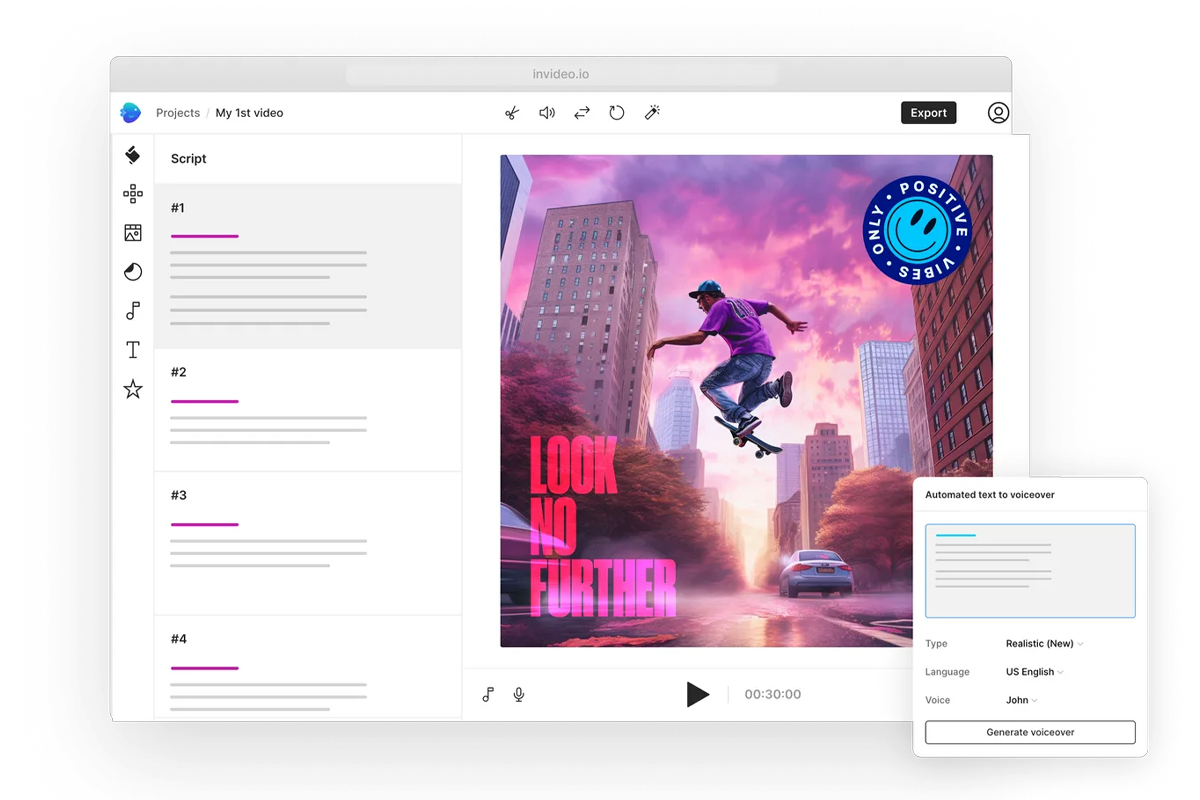 هوش مصنوعی ساخت ویدئو InVideo