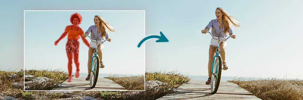 حذف اشیا از عکس با هوش مصنوعی PhotoRoom
