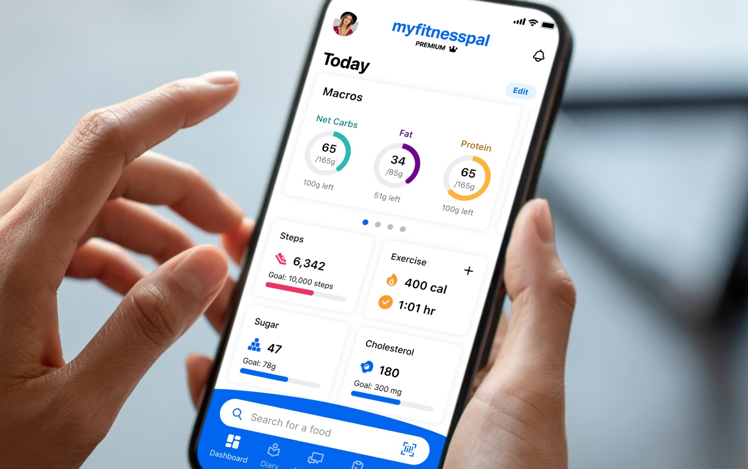 هوش مصنوعی بدنسازی MyFitnessPal