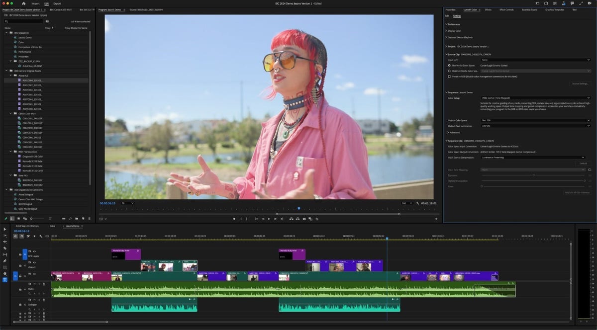 هوش مصنوعی بالا بردن کیفیت فیلم Adobe Premiere Pro