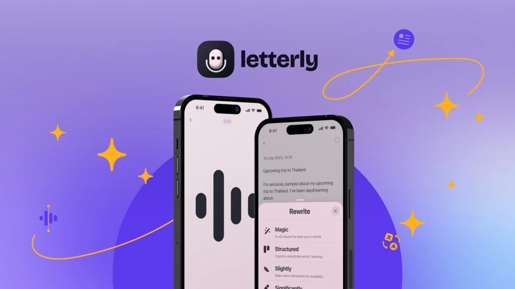 هوش مصنوعی تبدیل ویس به متن Letterly