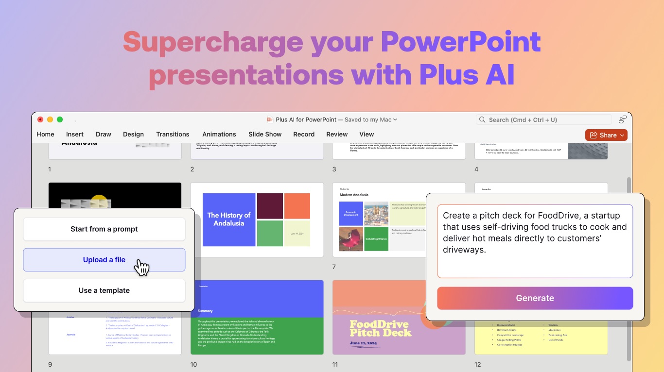 ساخت پاورپوینت با هوش مصنوعی Plus AI
