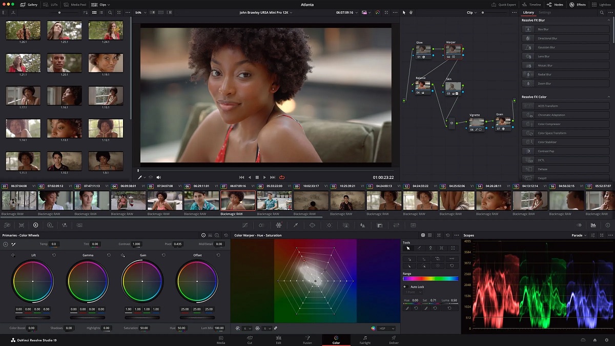 هوش مصنوعی بالا بردن کیفیت فیلم DaVinci Resolve