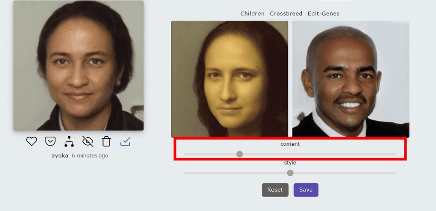 هوش مصنوعی تغییر چهره Artbreeder