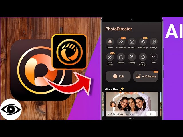 هوش مصنوعی عمل بینی PhotoDirector