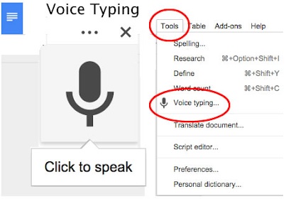 هوش مصنوعی تبدیل ویس به متن Google Docs voice typing
