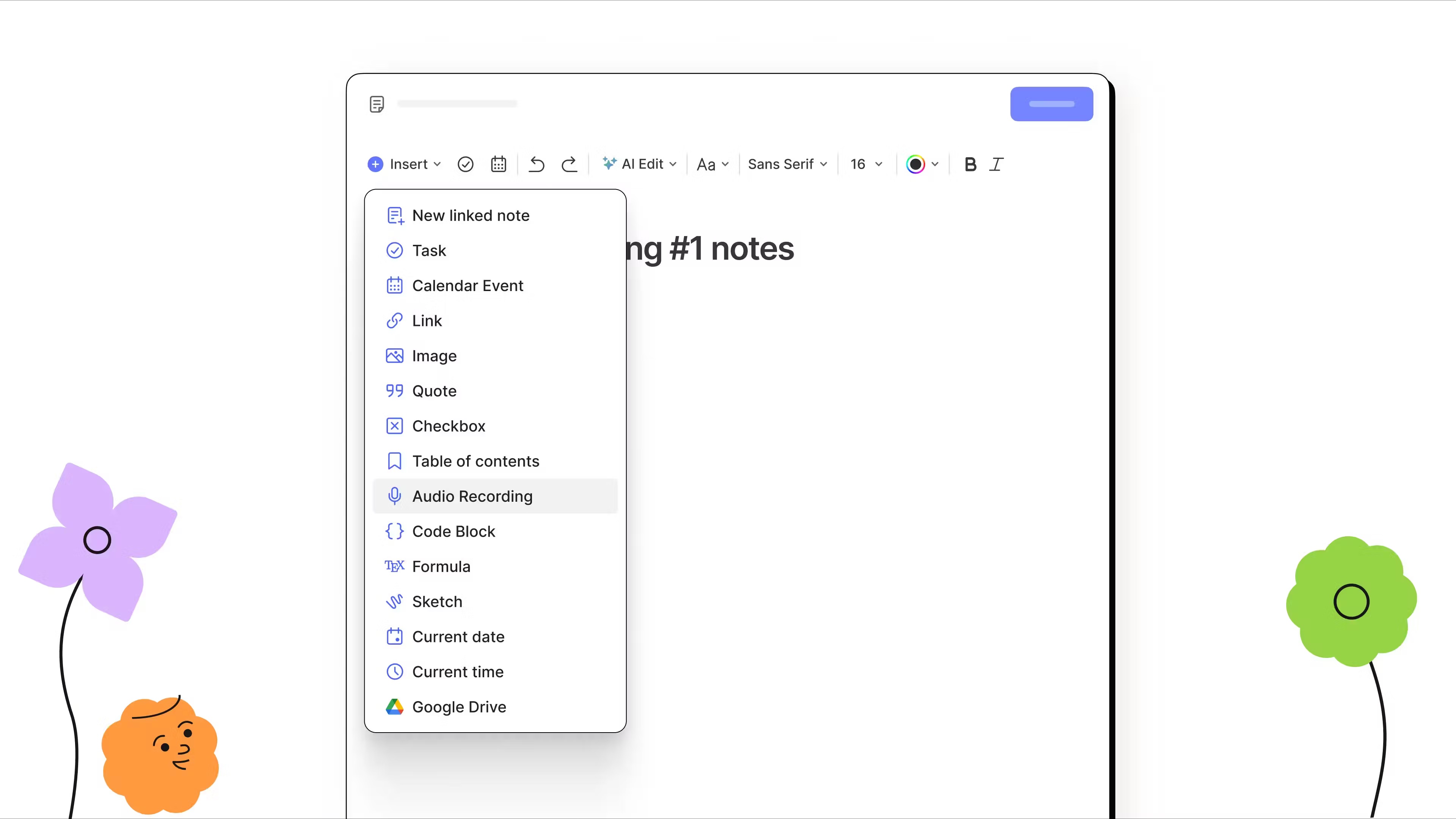 هوش مصنوعی جزوه نویس Evernote