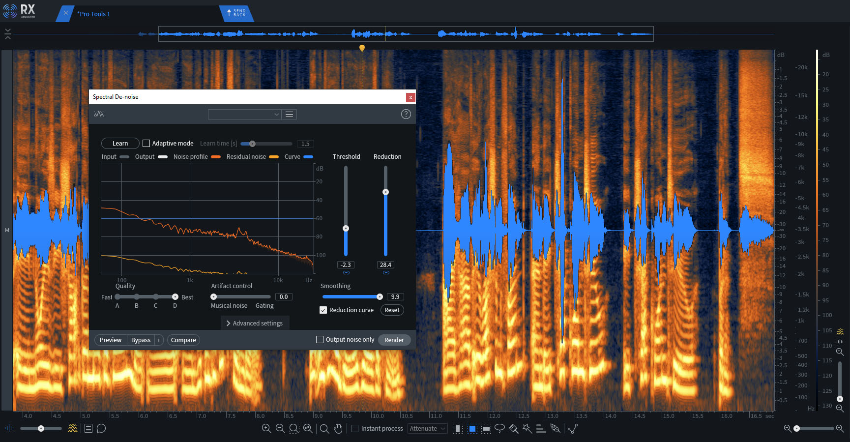 هوش مصنوعی حذف نویز iZotope RX