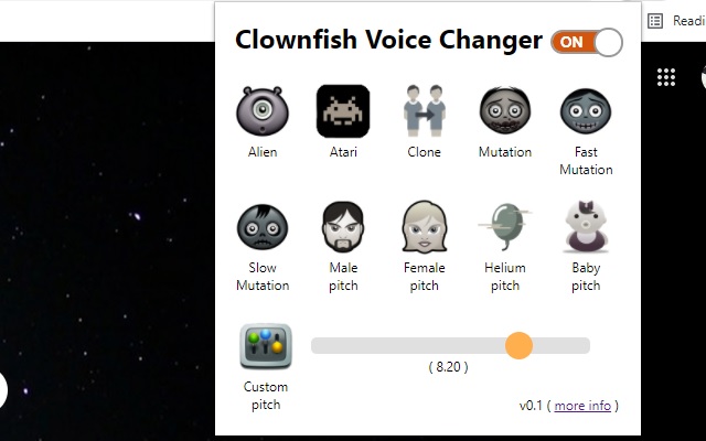 هوش مصنوعی تغییر صدا Clownfish Voice Changer