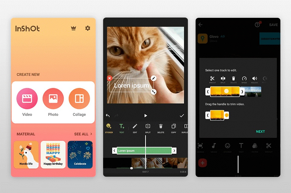 اپ ادیت ویدئو InShot