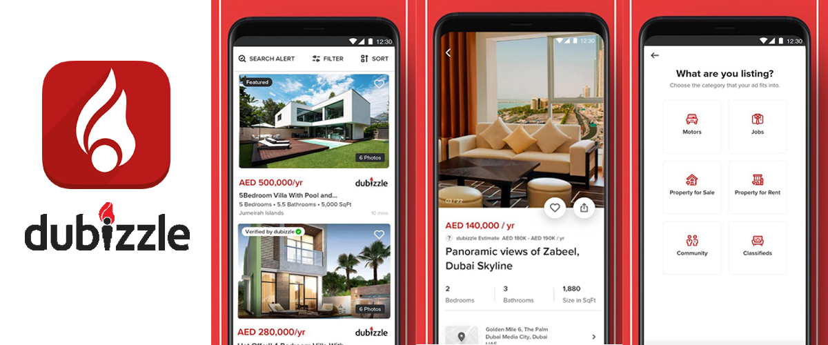اپ نیازمندی های دیوار در دبی Dubizzle