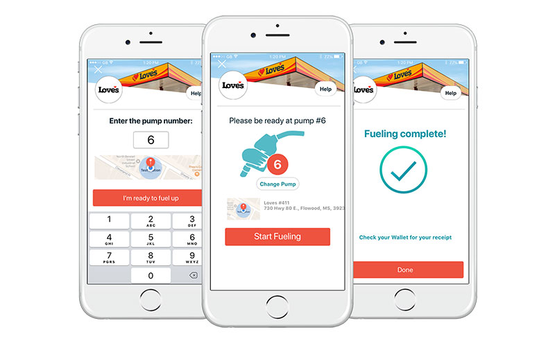 اپ GasBuddy روی موبایل