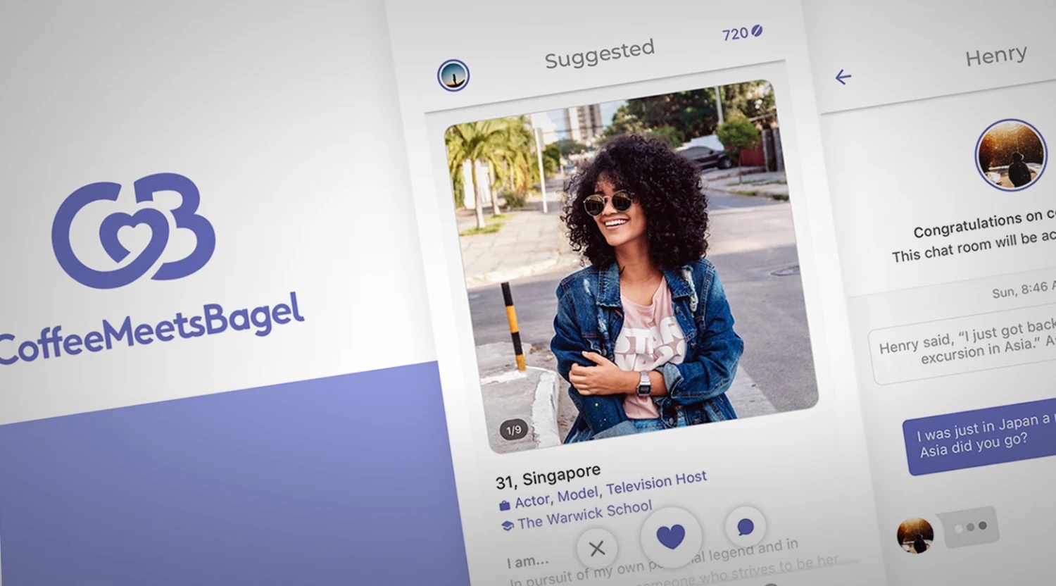 عکس دختر در اپ دوستیابی Coffee Meets Bagel