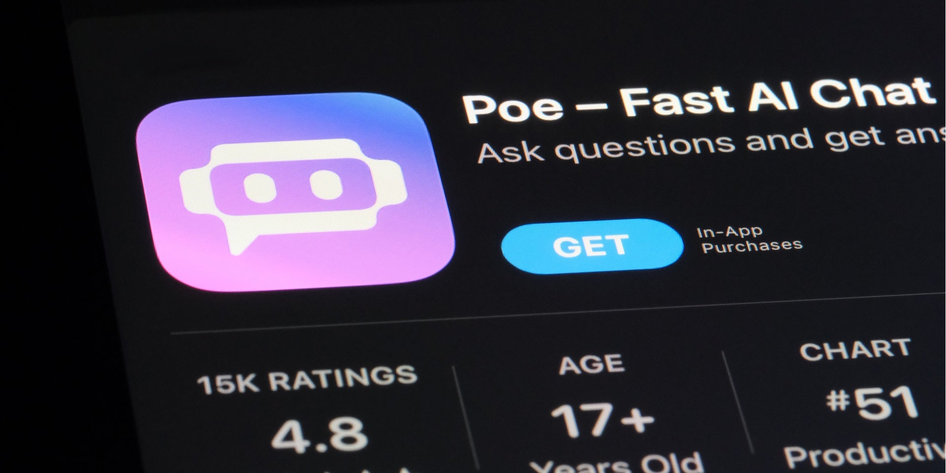 نصب اپ هوش مصنوعی Poe