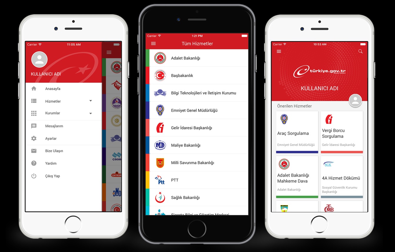 برنامه خدمات الکترونیک ترکیه e-Devlet