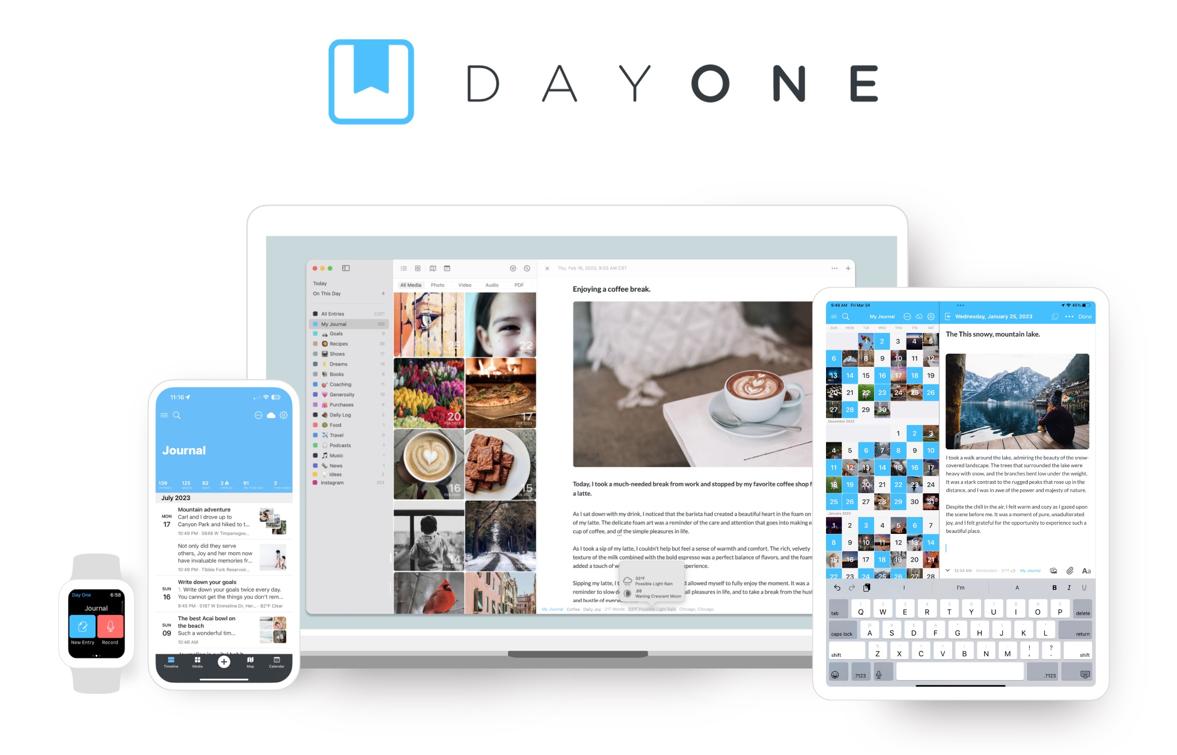 اپ Day One برای آیفون