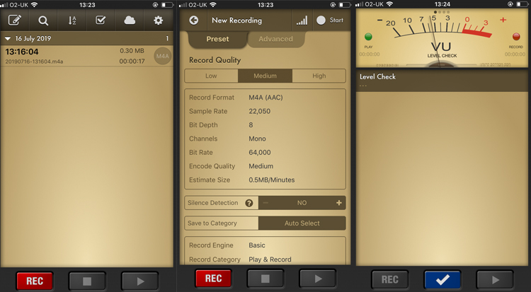 اپ Voice Record Pro برای آیفون