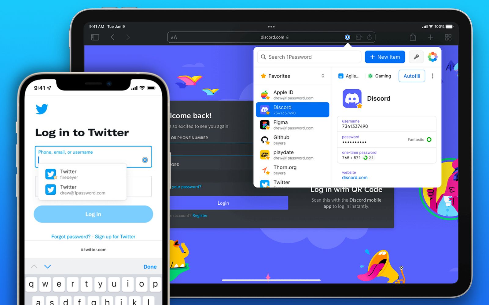 اپ 1Password برای آیفون