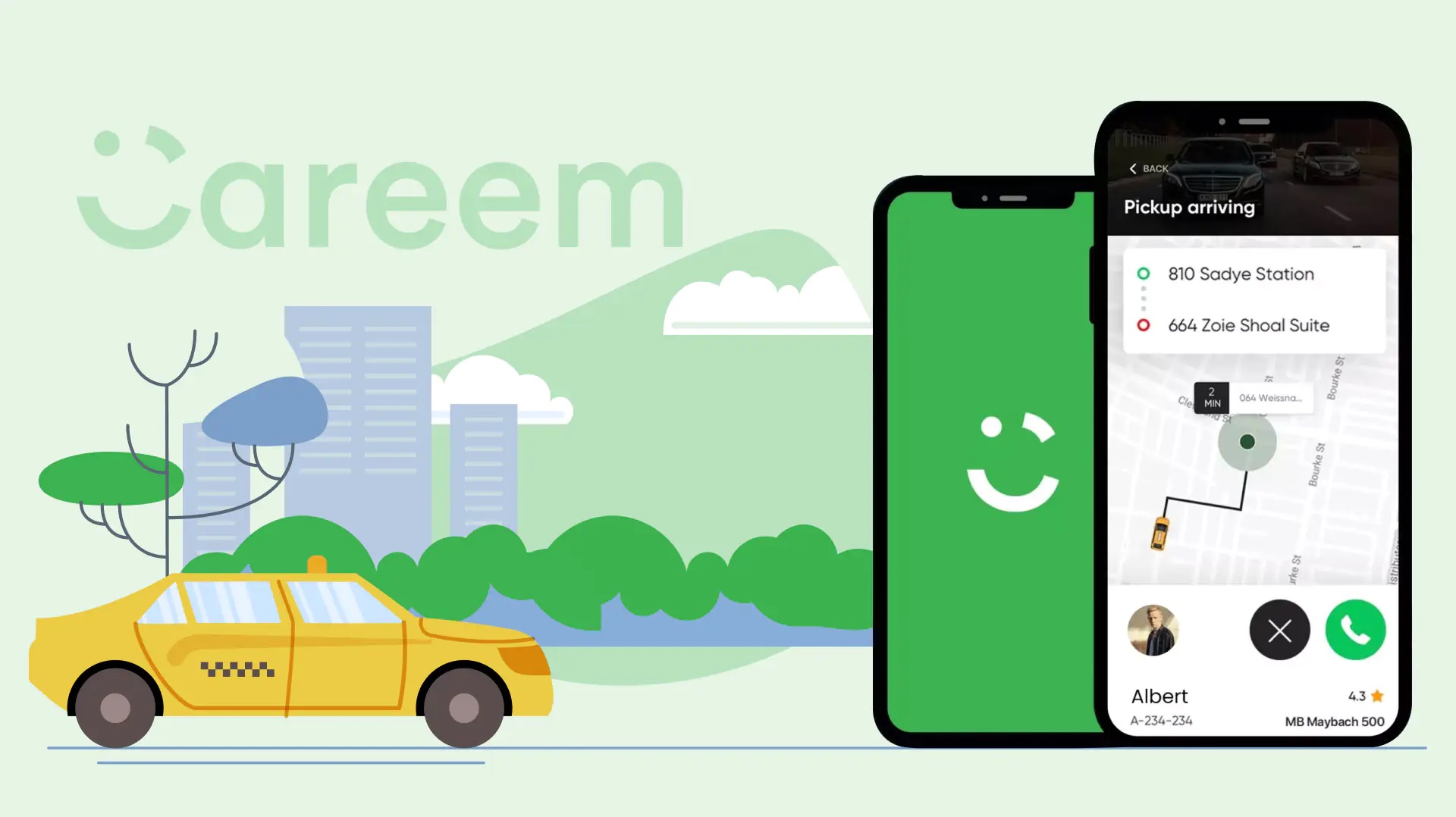 تاکسی اینترنتی دبی Careem