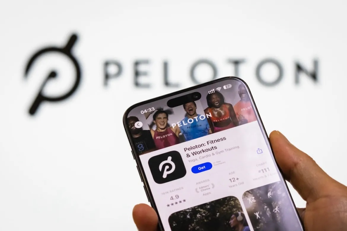 اپ ورزشی Peloton در موبایل