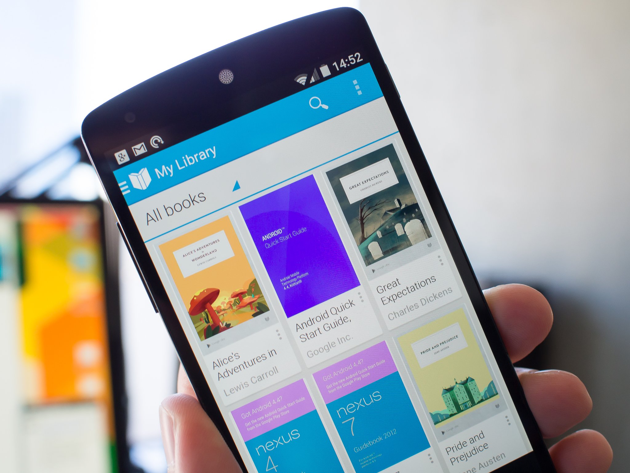 اپلیکیشن Google Play Books در موبایل