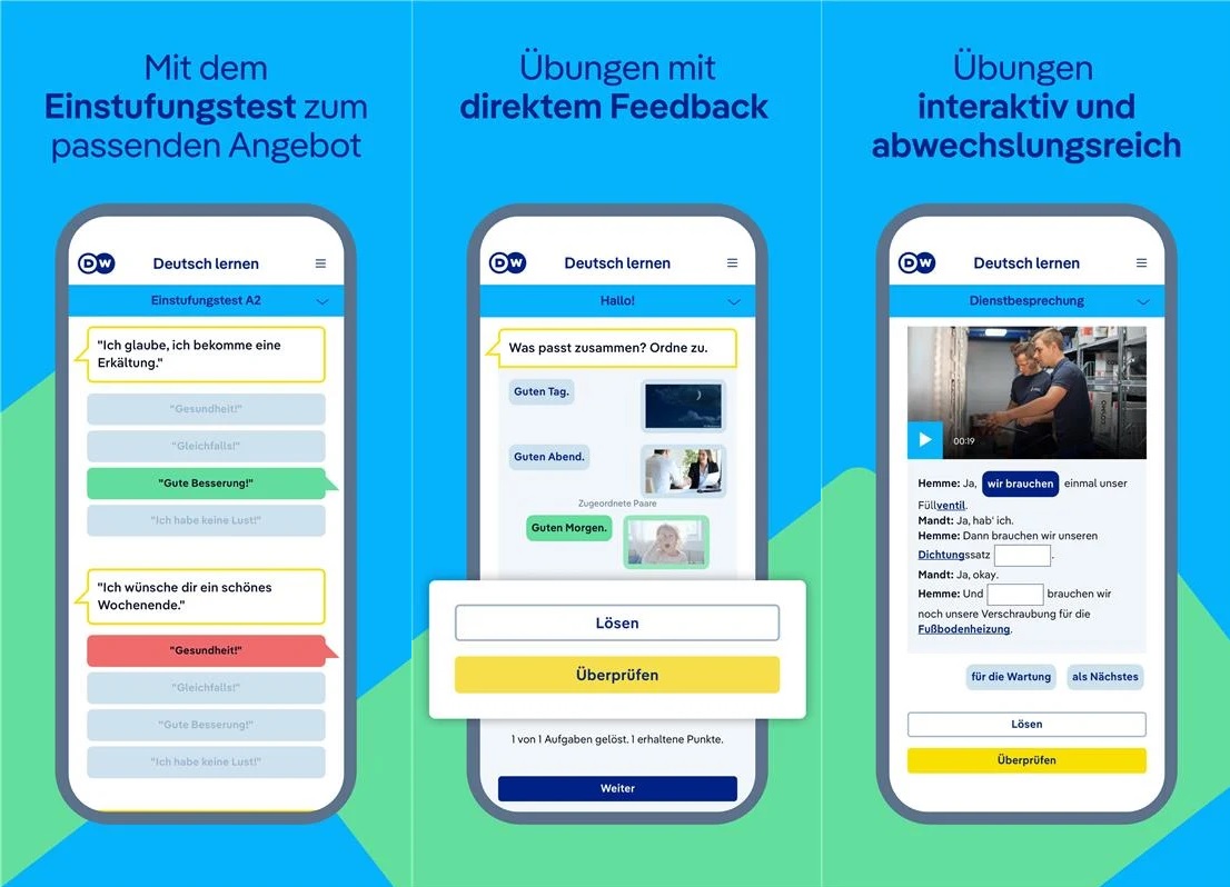 اپ یادگیری زبان DW Learn German