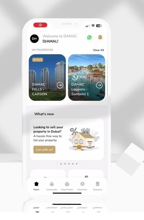 اپ DAMAC Living دبی