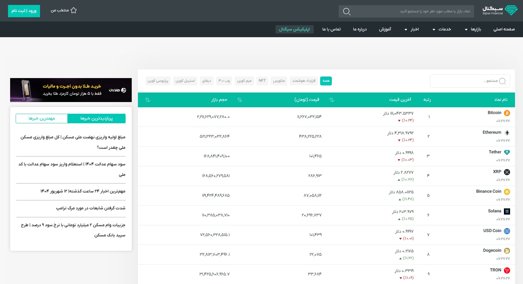 اپ نرخ ارز سیگنال 